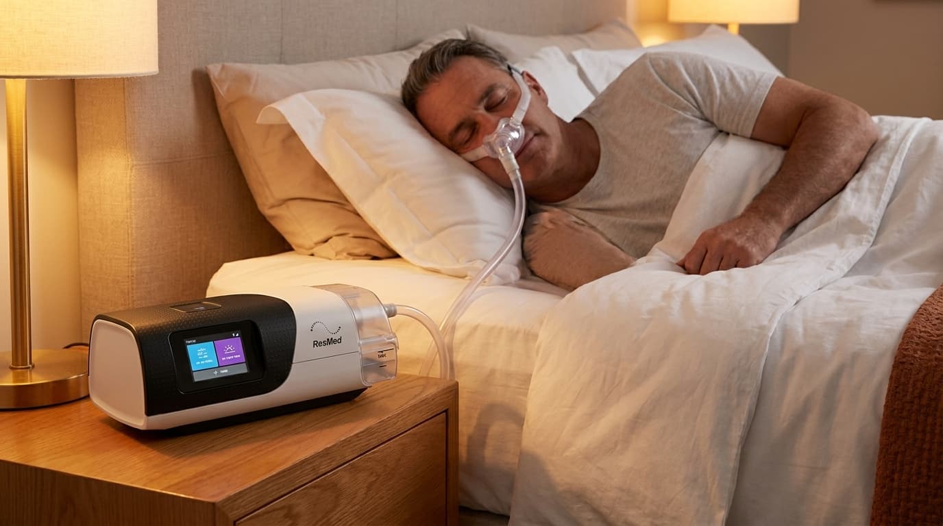 Patient avec ResMed AirSense 11
